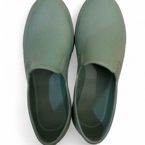 Men’s Green Rubber Slip-On Shoes – Size 43